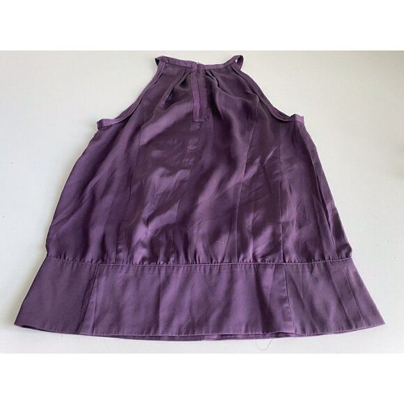 Calvin Klein Halter Top Purple Women’s Size M Flowy Camisole - Picture 9 of 13
